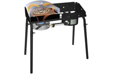 Image of Camp Chef 14inX32in Italia Artisan Outdoor Pizza Oven Accessory W/ Door, Silver, PZ60D