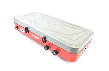 Image of Camp Chef Mountain Series Rainer 2 Burner Stove/Griddle Combo, Red/Silver MS2GR