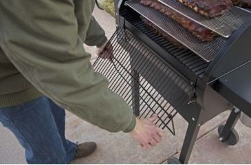 Image of Camp Chef Pellet Grill &amp; Smoker Collapsible Front Shelf, 21.8 L x 11.2 W, Silver, PGSHELF