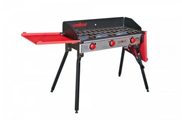 Image of Camp Chef Pro 90X - 3 Burner Stove, Black and Red PRO90X