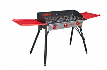 Image of Camp Chef Pro 90X - 3 Burner Stove, Black and Red PRO90X