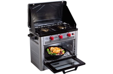 Image of Camp Chef Professional Outdoor Oven, 2 x 9000 BTU/hr Range Burners, Stainless/Black, COVENT