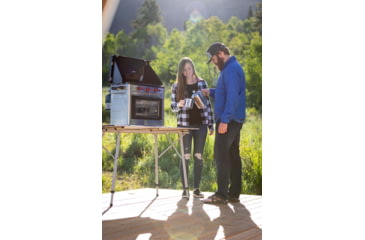 Image of Camp Chef Professional Outdoor Oven, 2 x 9000 BTU/hr Range Burners, Stainless/Black, COVENT