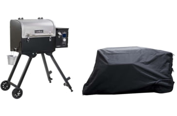 Image of Camp Chef Pursuit Pellet Grill, Black, with Black Carry Bag, CBPPG20
