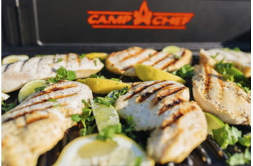 Image of Camp Chef Reversible Pre-seasoned Cast Iron Grill - Griddle 24in, Griddle, Black, CGG24B