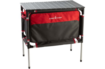 Image of Camp Chef Sherpa Mountain Series Table, Red, MSTAB
