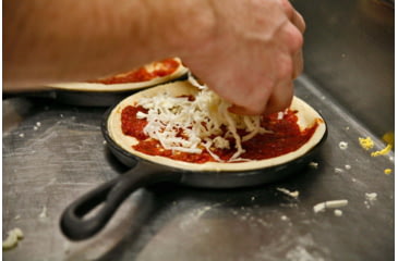 Image of Camp Chef Skookie Cast Iron Pan With Chocolate Chip Cookie Mix, Black, CICS7C