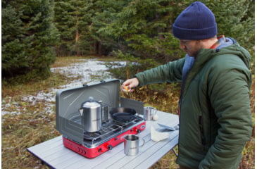 Image of Camp Chef Summit Two Burner Camping Stove, Red, MS2HPR
