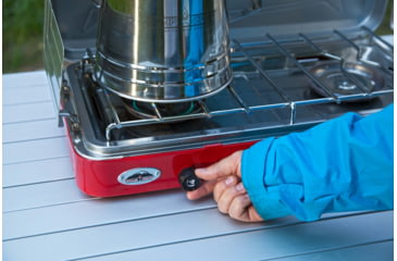 Image of Camp Chef Summit Two Burner Camping Stove, Red, MS2HPR