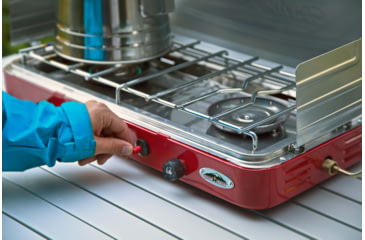 Image of Camp Chef Summit Two Burner Camping Stove, Red, MS2HPR