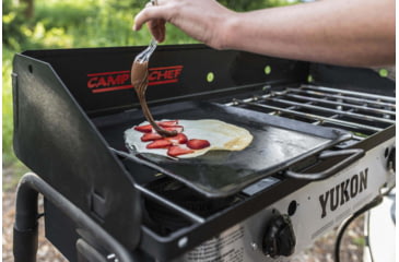 Image of Camp Chef Universal 13in x 13in Steel Griddle, 13in Length x 13in Width Fry Griddle, Black, FG13