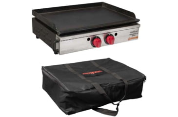 Image of Camp Chef Versatop 2X Grill, 16000 BTU/hr Burner, Multi, with Black Carry Bag, CBFTG400