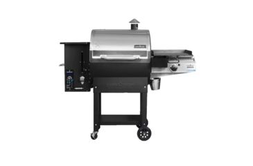 Image of Camp Chef Woodwind Pellet Grill w/ Slide &amp; Grill With Sidekick, Black/Stainless PG24SGWWSK