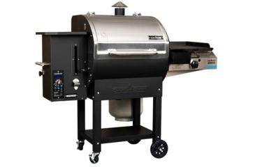 Image of Camp Chef Woodwind Pellet Grill w/ Slide &amp; Grill With Sidekick, Black/Stainless PG24SGWWSK