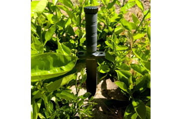 Image of Campco Humvee Survival Knife, 7.50in, Stainless Steel, Fixed Sawback Plain Black Blade, OD Green Textured Rubber Handle, HMV-KFXB-01