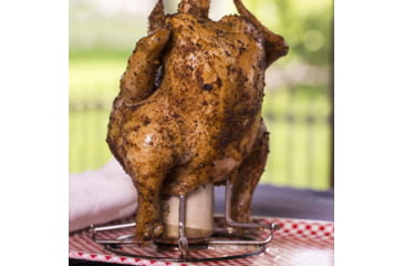 Image of CanCooker Foldable Chicken Rack, Silver, One Size, CKNRK-1501
