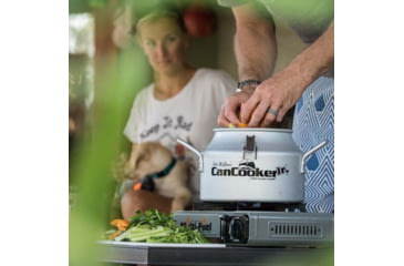 Image of CanCooker Jr. with Non Stick Coating, Silver, 2 Gallon, JR-001