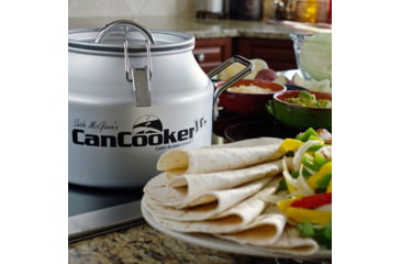 Image of CanCooker Jr. with Non Stick Coating, Silver, 2 Gallon, JR-001