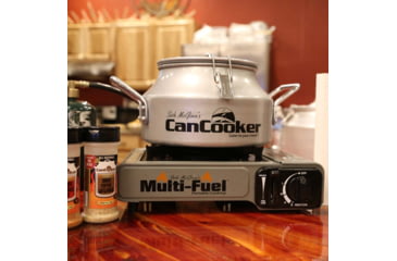 Image of EDEMO CanCooker Multi-Fuel Cooktop, Single Burner, Gray/Black, One Size, SMDF1401, EDEMO2