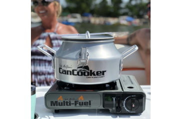 Image of EDEMO CanCooker Multi-Fuel Cooktop, Single Burner, Gray/Black, One Size, SMDF1401, EDEMO2