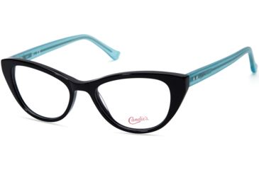 Image of Candies CA0178 Eyeglass Frames - Shiny Black Frame Color, Shiny Black Lens Color