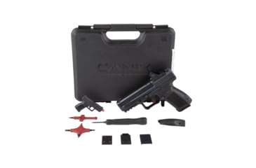 Image of Canik Mete SF One Semi Auto Pistol, 9mm Luger, 4.2 inch Barrel, Fixed, Black, Polymer, Black, 15 Round Capacity w/Mecanik MO1 Optic, HG5637OSVN