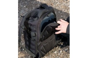 Image of Cannae Legion Elite Day Pack w/ Helmet Flap, Black, Medium CPG-BP-LEGELT-M-B