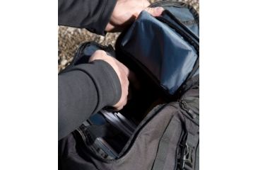 Image of Cannae Legion Elite Day Pack w/ Helmet Flap, Black, Medium CPG-BP-LEGELT-M-B
