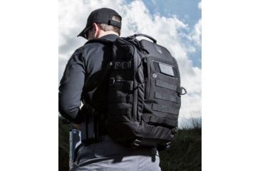 Image of Cannae Legion Full Size Day Pack, Black, Medium CPG-BP-LEG-M-B