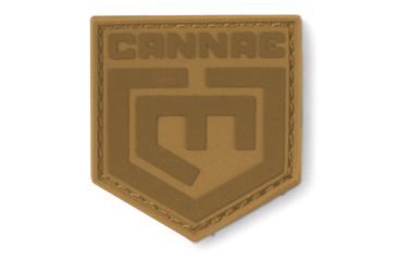 Image of Cannae Logo Velcro Patch, Coyote, Large CPG-ACS-CLP-L-C
