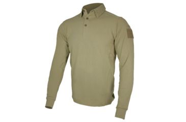 Image of Cannae Pro Gear Long Sleeve Professional Operator Cotton Polo, Khaki, 2XL CPG-APS-PLC-2XL-K