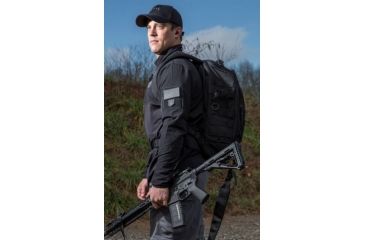 Image of Cannae The Centurion 1/2 Zip Performance Pullover, Black, 2XL- Large CPG-APS-CPP-2XL-B