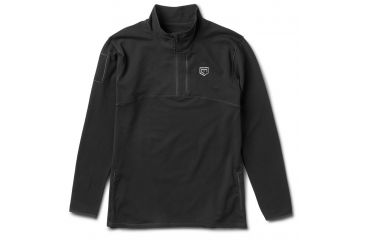 Image of Cannae The Rig 1/2 Zip Pullover Fleece, Black, 2XL- Large CPG-APS-RIG-2XL-B