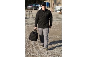 Image of Cannae The Rig 1/2 Zip Pullover Fleece, Black, 2XL- Large CPG-APS-RIG-2XL-B
