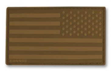 Image of Cannae USA Velcro Patch - Right Arm, Coyote, Medium CPG-ACS-USAR-C