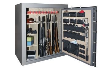 Image of Cannon Safe Armory Safe 100 Gun, Hammertone Gray, 100 gun A100-H2FDC-15