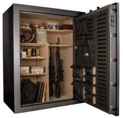 Image of Cannon Safe Cannon Series Premium Safe, HT Charcoal Gray, 72 Gun CA604830-90-H12FDC-16