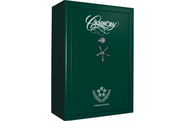 Image of Cannon Safe Commander 43 Fireproof Gun Safe, 72x40x28in - Hammertone, Green CO43-H4FDC-13