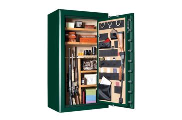 Image of Cannon Safe Commander 43 Fireproof Gun Safe, 72x40x28in - Hammertone, Green CO43-H4FDC-13