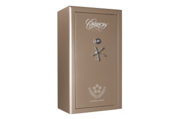 Image of Cannon Safe Commander Safe 36 Gun, Hammertone Beige/Chrome, 36 gun CO43-H3FDC-15