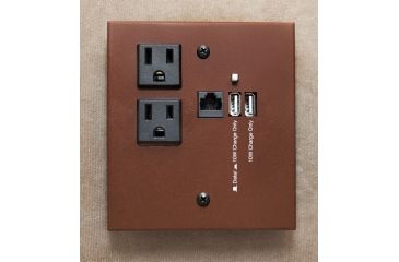 Image of Cannon Safe Deluxe 33 Fireproof 36 Gun Safe, 60x40x24in - Hammertone Burgundy/Brass CA33-H5FDB-13