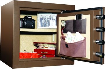 Image of Cannon Safe Home Essentials Collection, Hammertone Chocolate Brown HE1819-60-H10HEC-14