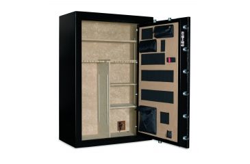 Image of Cannon Safe Safe 36 Gun, Hammertone Black/Chrome, 36 gun CA33-H1FDC-15