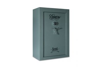 Image of Cannon Safe Scout Safe 48 Gun, Hammertone Gray, 48 gun S33-H2TEC-15