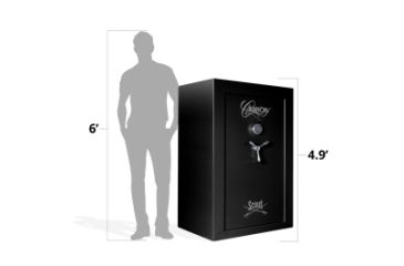 Image of Cannon Safe Scout Safe 64 Gun, Hammertone Black, 64 gun S40-H1TEC-15