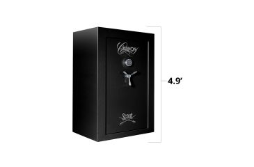 Image of Cannon Safe Scout Safe 64 Gun, Hammertone Black, 64 gun S40-H1TEC-15