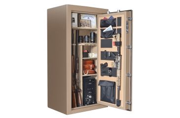 Image of Cannon Safe Series 23 Fireproof Gun Safe, 60x30x24in - Hammertone, Beige CA23-H3FDC-13