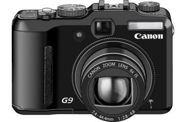 Image of Canon PowerShot G9 12.1 MP Digital Camera w/ 6x Optical Image Stabilizer IS 2082B001