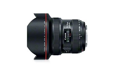 Image of Canon EF 11"24mm f/4L USM Lens, Black 9520B002
