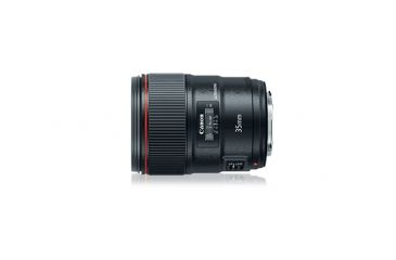 Image of EF 35mm f/1.4L II USM Wide Angle Camera Lens, Black